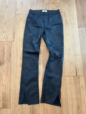 We The Free Black Coated Pants